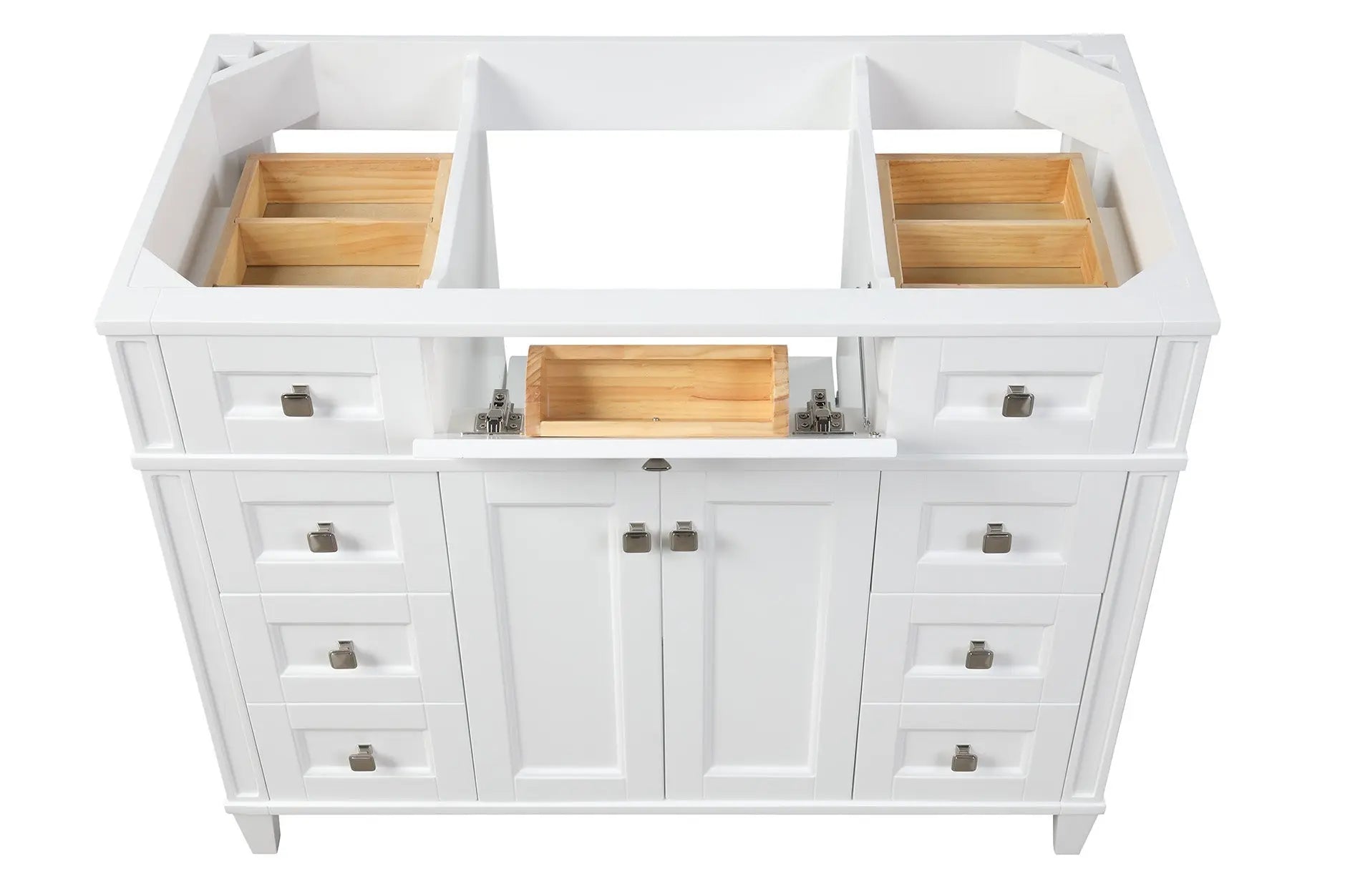 Kensington 41.5 in Solid All Vanity in Metal Gray - Cabinet Only ER VANITIES