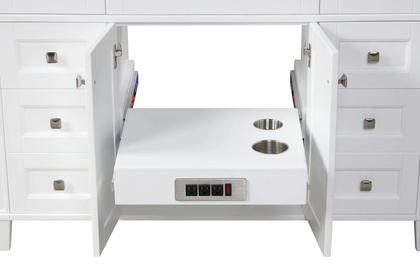 Kensington 47.5 in All Wood Vanity in Metal Gray - Cabinet Only ER VANITIES