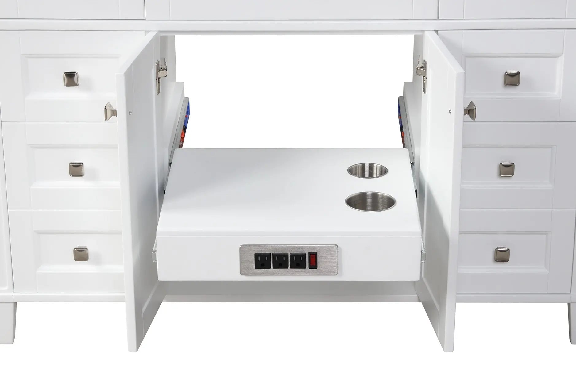 Kensington 47.5 in All Wood Vanity in Metal Gray - Cabinet Only ER VANITIES
