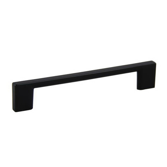 Miami Cabinet Pull with 5" Center to Center Matte Black Finish