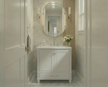 Windsor 29.5 in All Wood Vanity in Bright White - Cabinet Only SFD