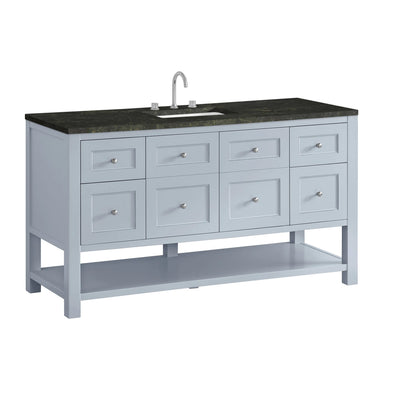 Breckenridge 60" Single Vanity, Serenity Blue, w/ 3 CM Phantome Eclos Top