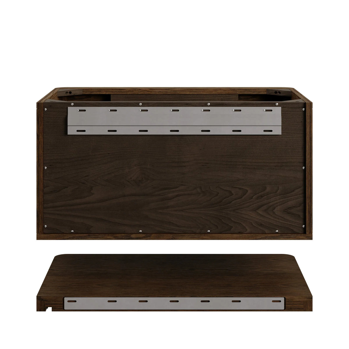 Allamari 36" Single Vanity, Sable w/ 3 CM White Zeus Silestone Top
