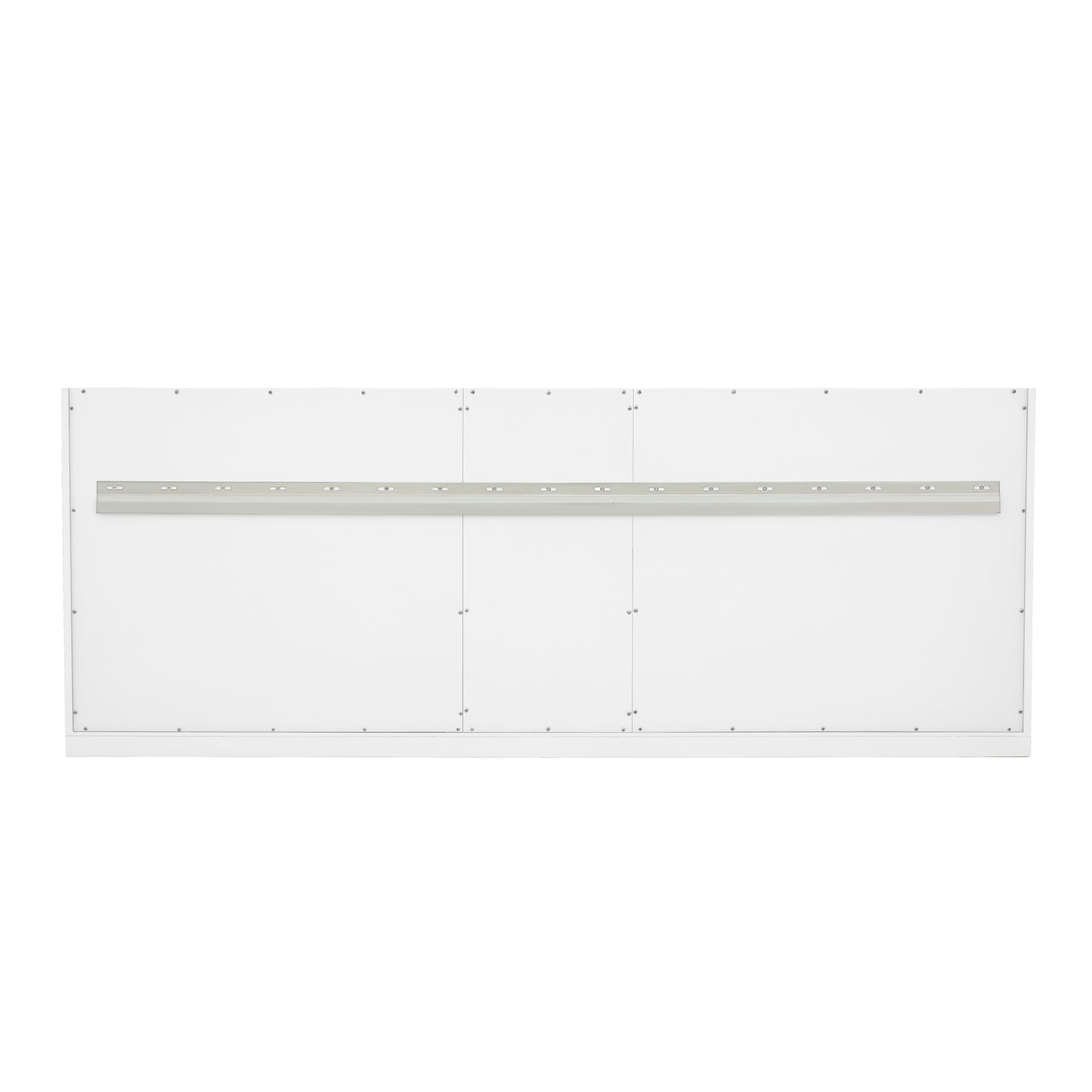 Renovate for Less Atlanta Chicago 72" Double Vanity, Glossy White, w/ 3 CM Phantome Eclos Top