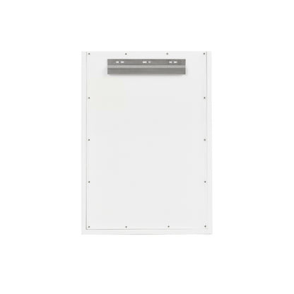 Renovate for Less Atlanta Chianti 20" Single Cabinet, Glossy White, Champagne Brass