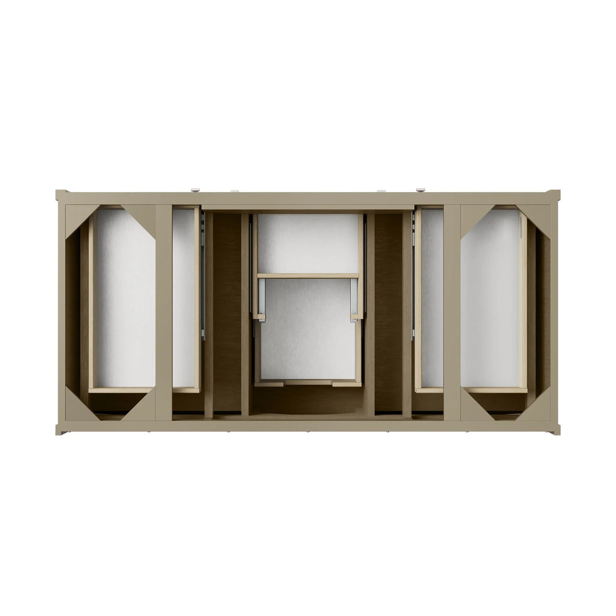 Chicago 48" Single Vanity, Walnut Whisper