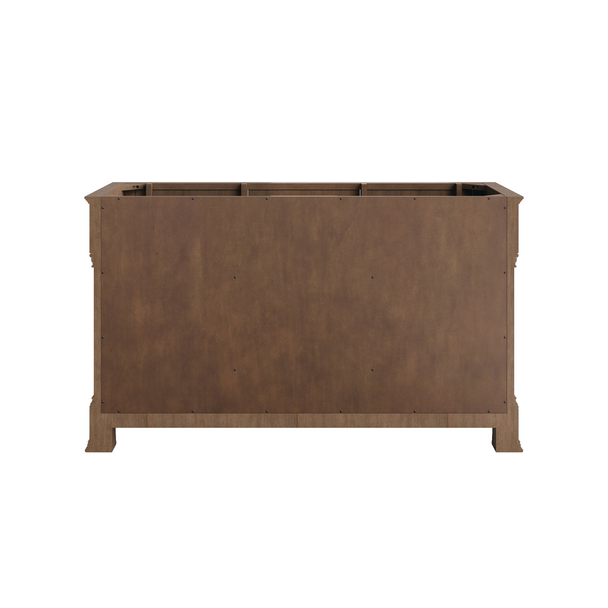 Renovate for Less Atlanta Brookfield 60" Double Vanity, Pecan w/ 3 CM Ethereal Noctis Silestone  Top