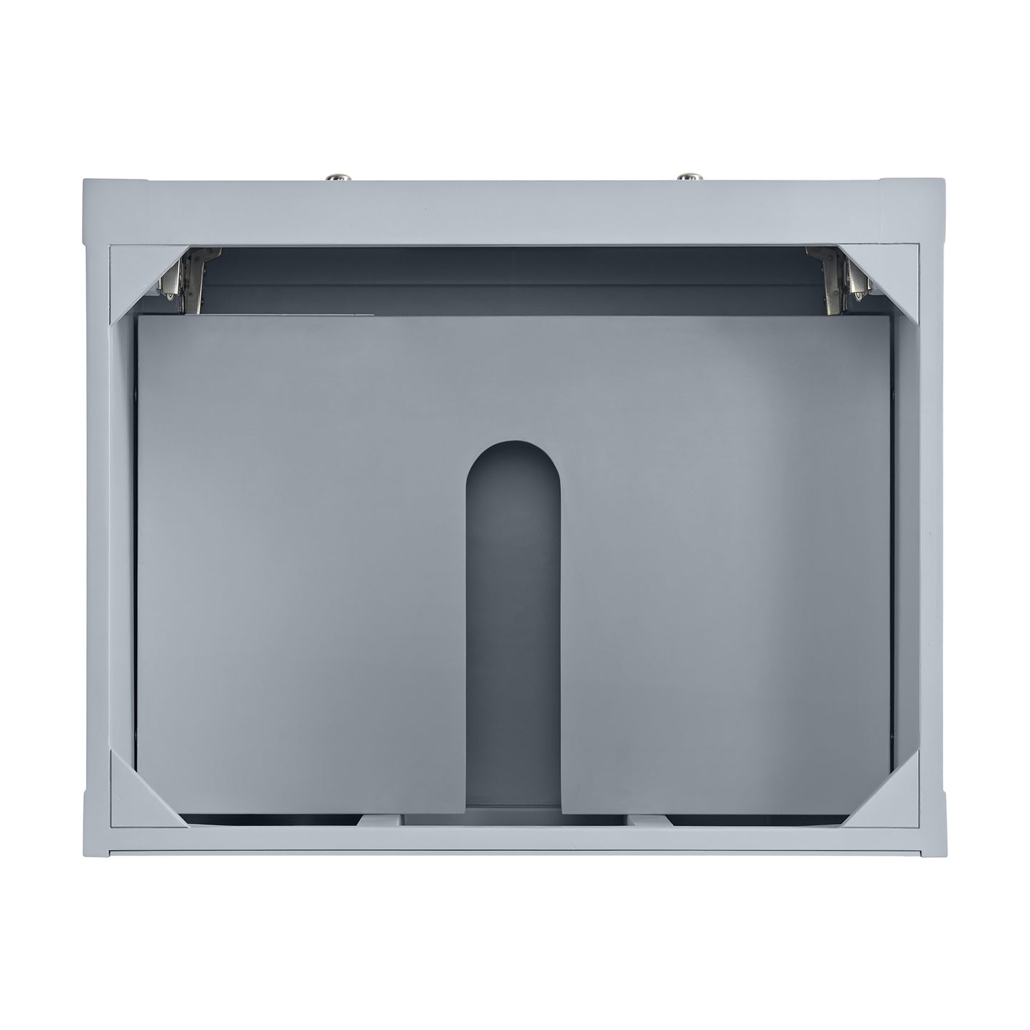 Renovate for Less Atlanta Breckenridge 30" Single Vanity, Serenity Blue, w/ Single Hole 3 CM White Zeus Quartz Top & Backsplash