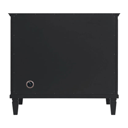 Lorelai 36" Single Vanity, Black Onyx, w/ 3 CM Phantome Eclos Top