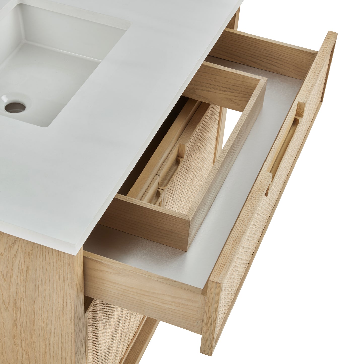 Renovate for Less Atlanta Solene 36" Single Vanity, Seaside Oak