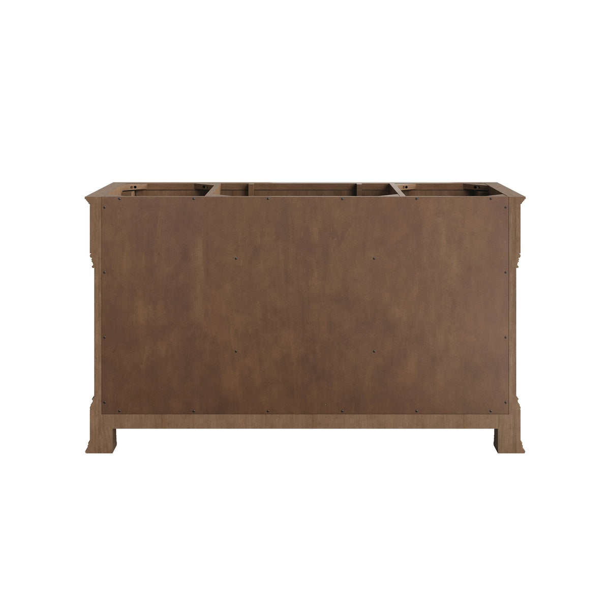 Brookfield 60" Single Vanity, Pecan, w/ 3 CM Siberian Silestone Top w/FreePower Wireless Charger