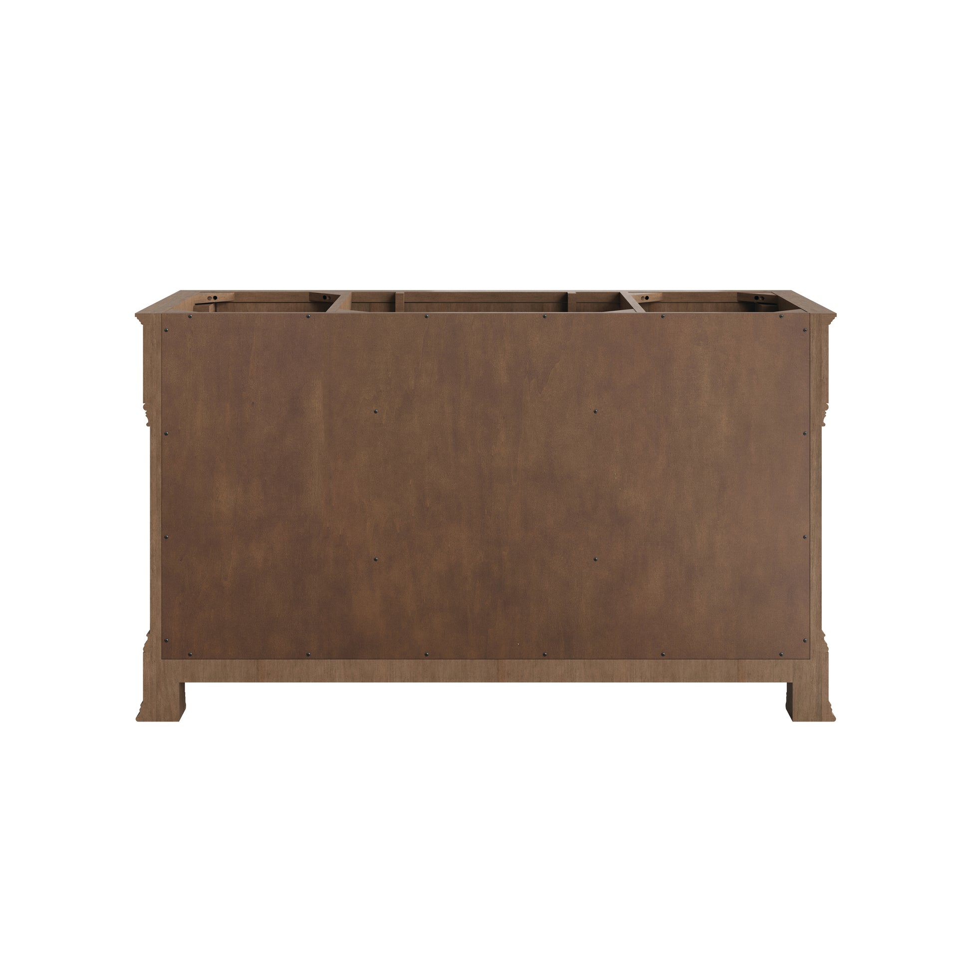 Renovate for Less Atlanta Brookfield 60" Single Vanity, Pecan, w/ 3 CM Phantome Eclos Top