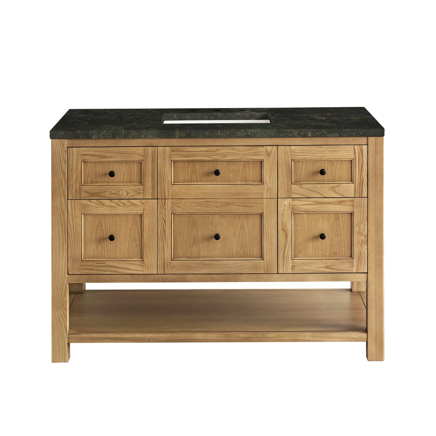 Renovate for Less Atlanta Breckenridge 48" Single Vanity, Light Natural Oak, w/ 3 CM Phantome Eclos Top