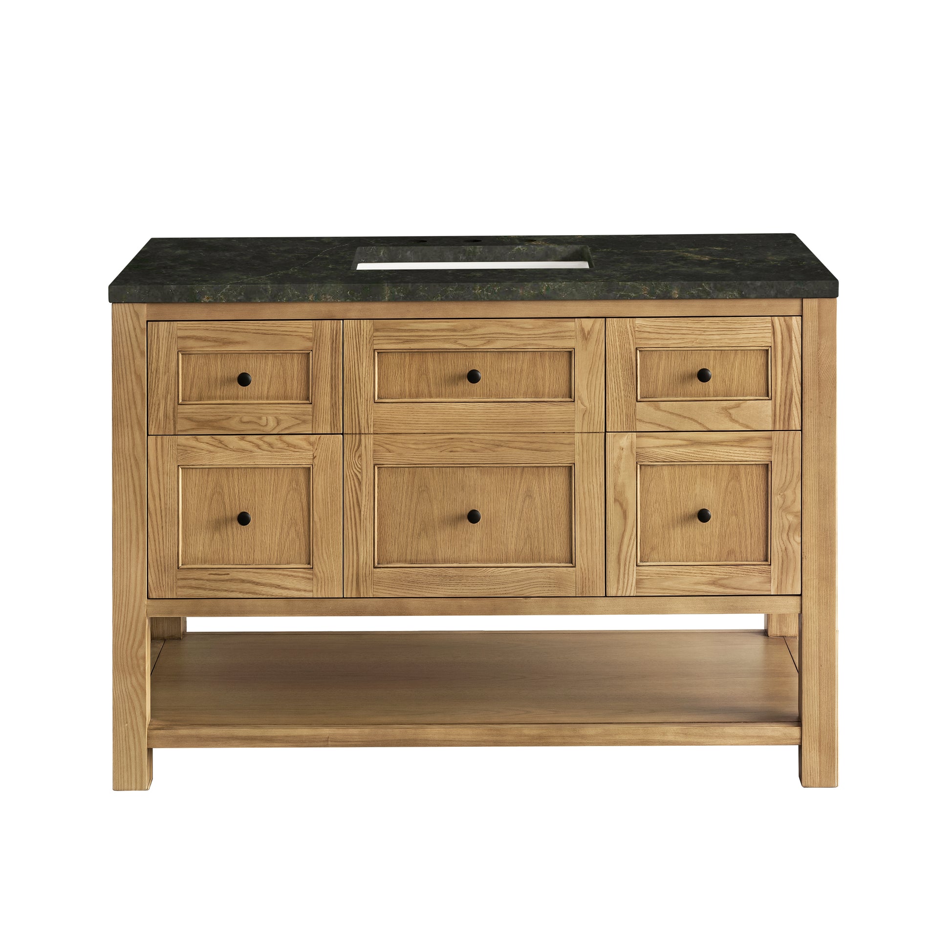 Renovate for Less Atlanta Breckenridge 48" Single Vanity, Light Natural Oak, w/ 3 CM Phantome Eclos Top
