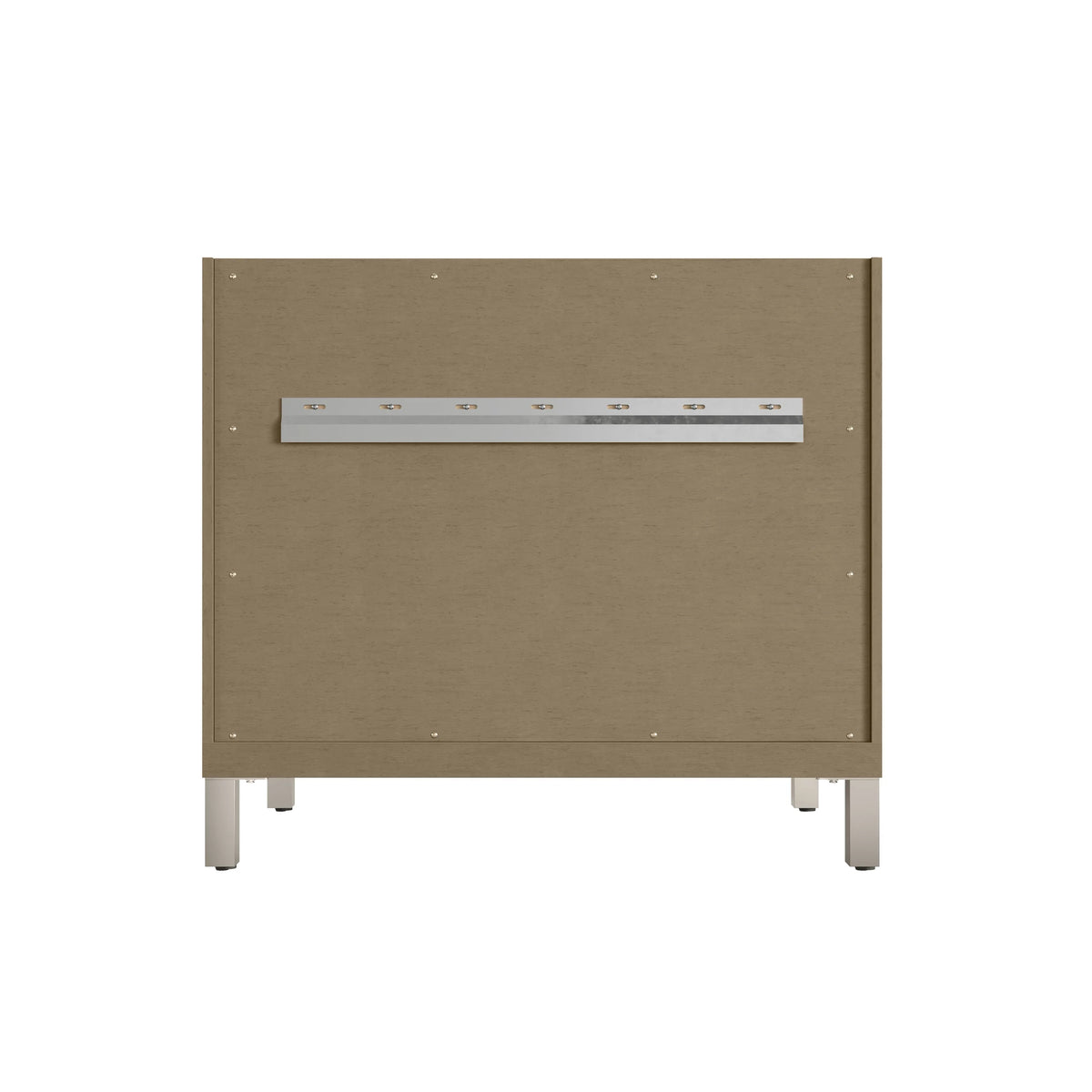 Chicago 36" Single Vanity, Walnut Whisper, w/ 3 CM Tajnar Eclos Top
