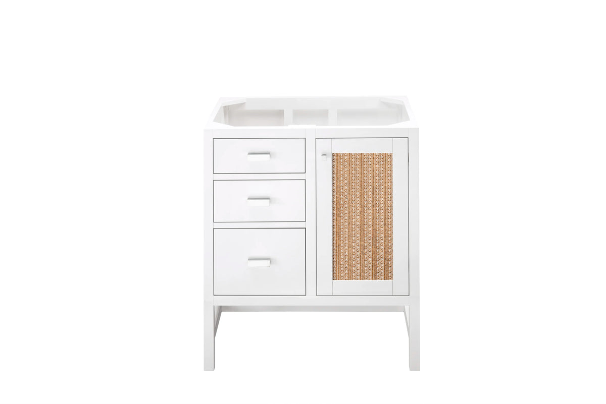 Addison 30" Single Vanity Cabinet, Glossy White, view 2