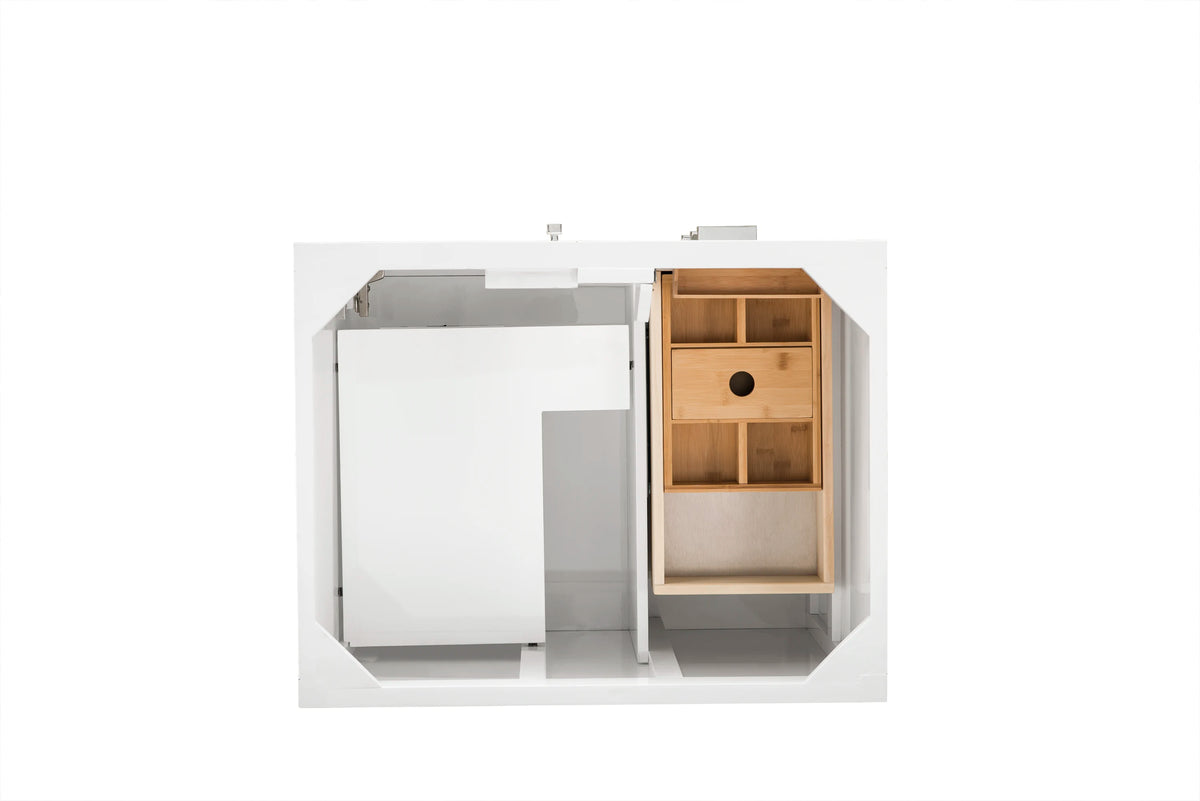 Addison 30" Single Vanity Cabinet, Glossy White, view 3