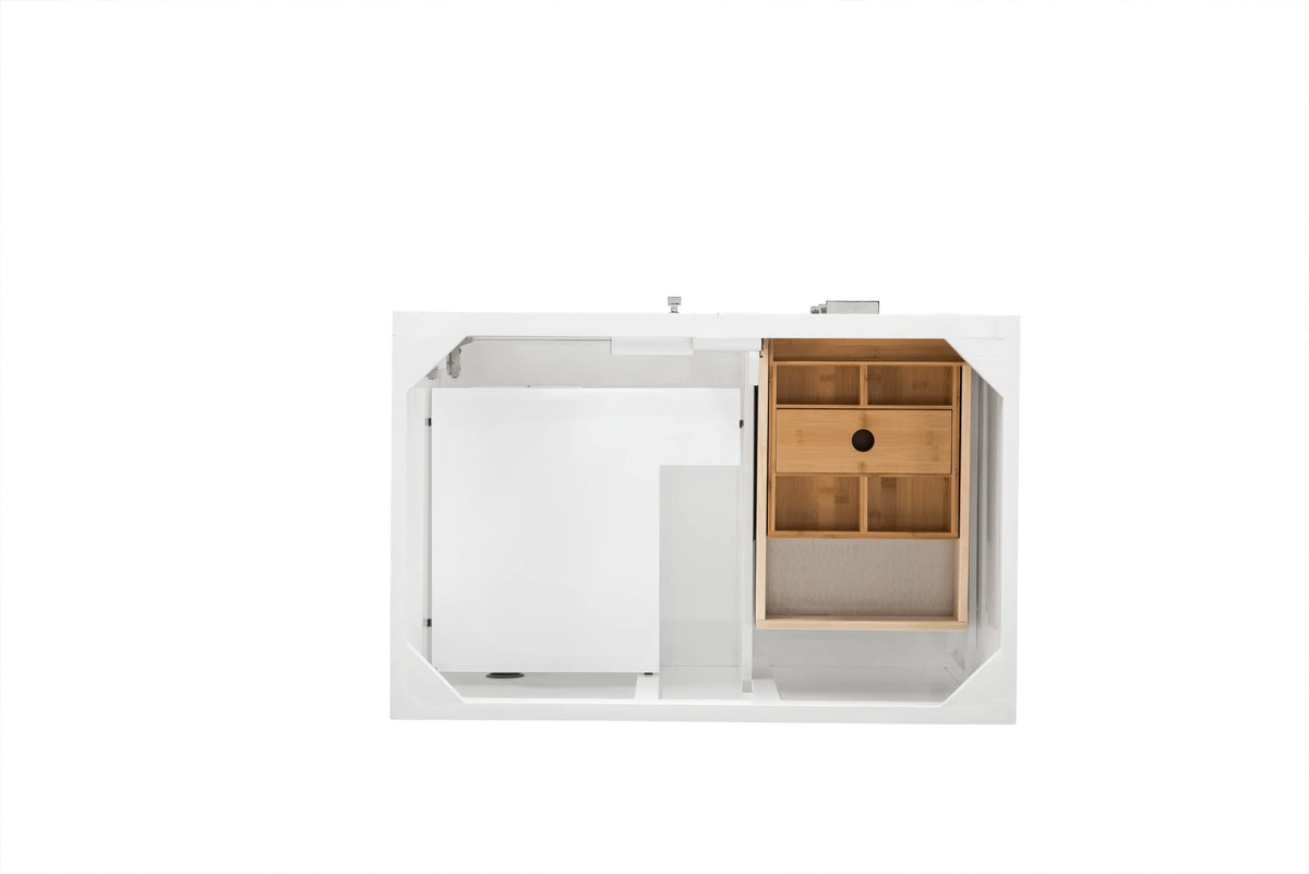 Addison 36" Single Vanity Cabinet, Glossy White, view 3