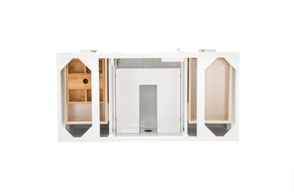 Addison 48" Single Vanity Cabinet, Glossy White, view 3