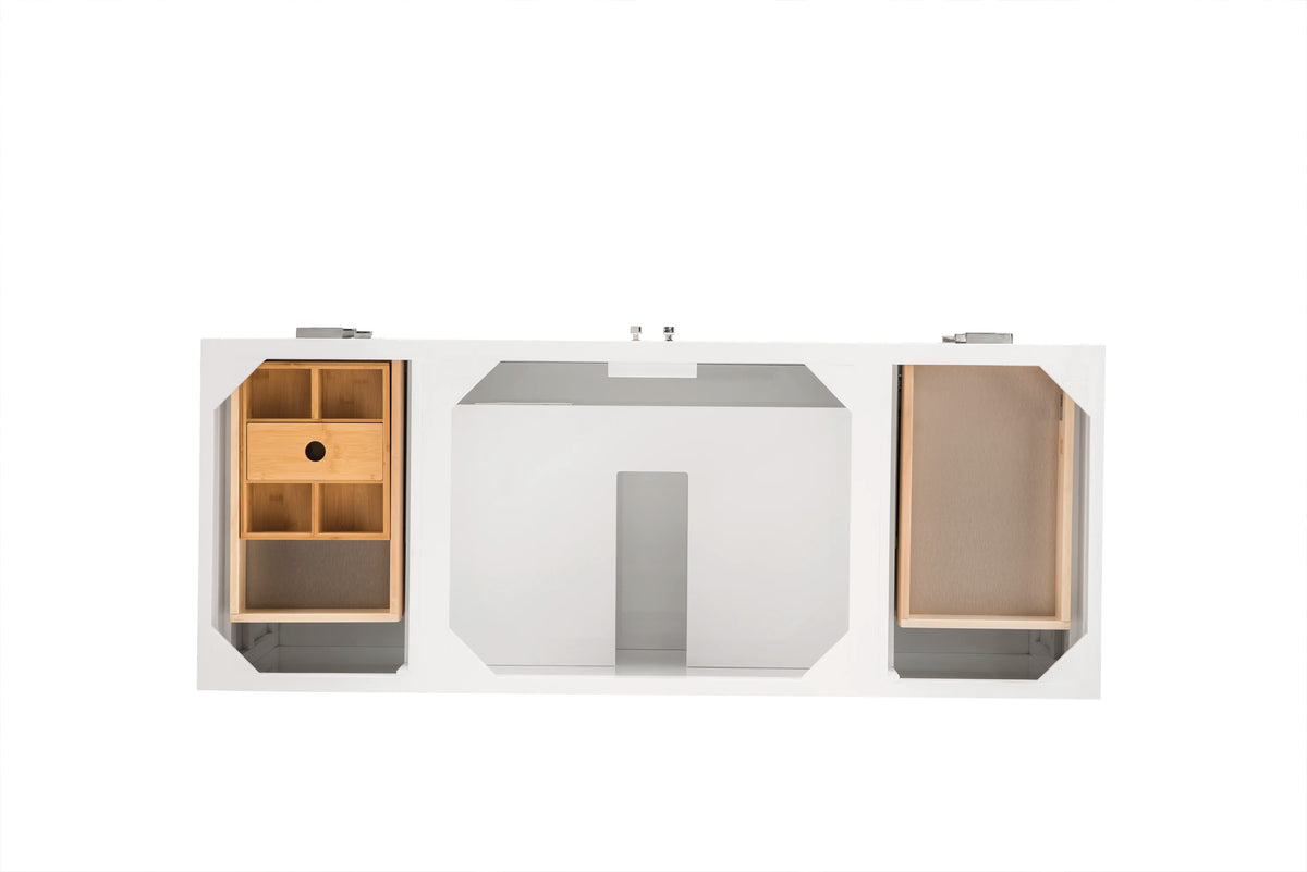 Addison 60" Single Vanity Cabinet, Glossy White, view 3