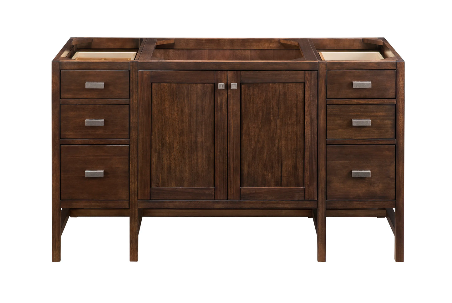 Addison 60" Single Vanity Cabinet, Mid-Century Acacia