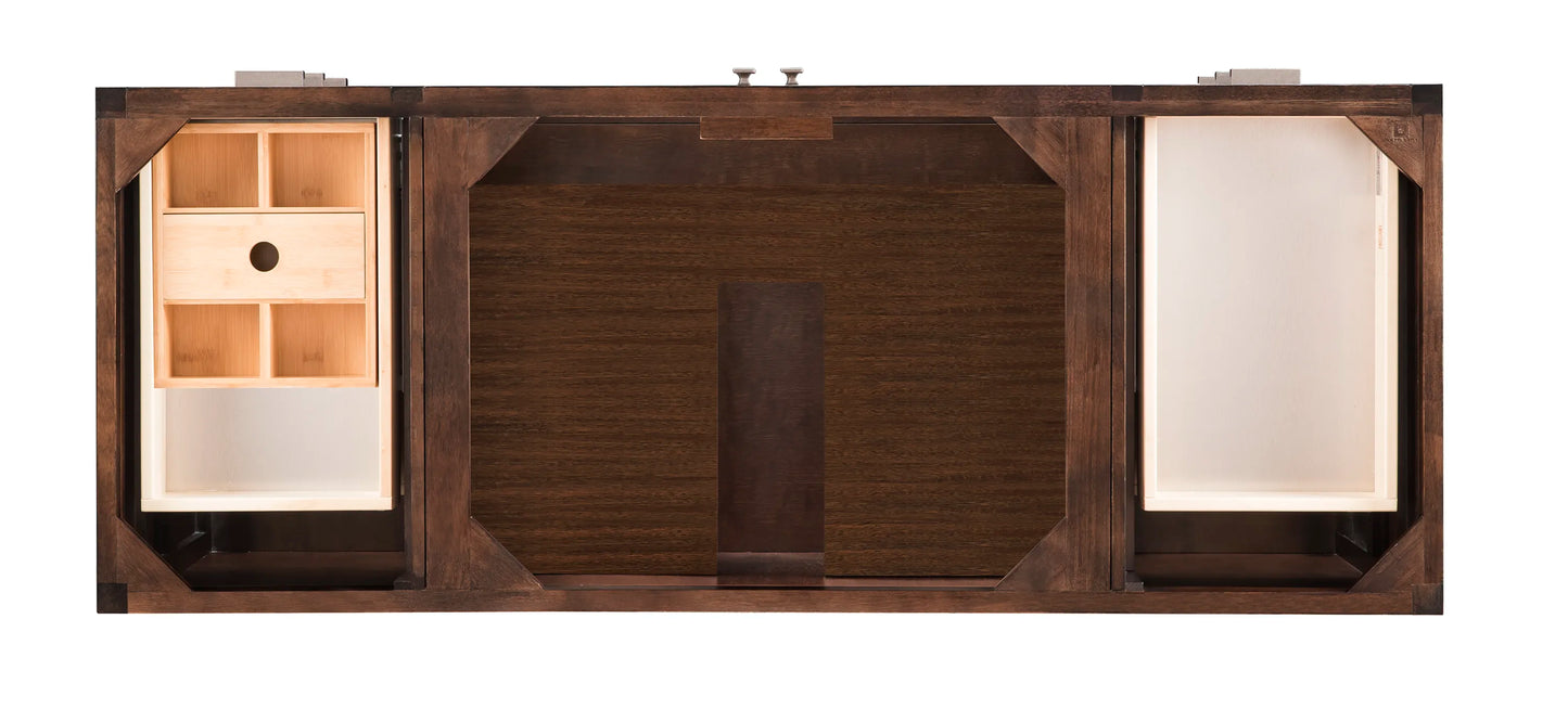 Addison 60" Single Vanity Cabinet, Mid-Century Acacia, view 2