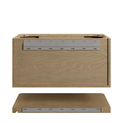 Renovate for Less Atlanta Allamari 36" Single Vanity Cabinet, Dune Mist, view 4