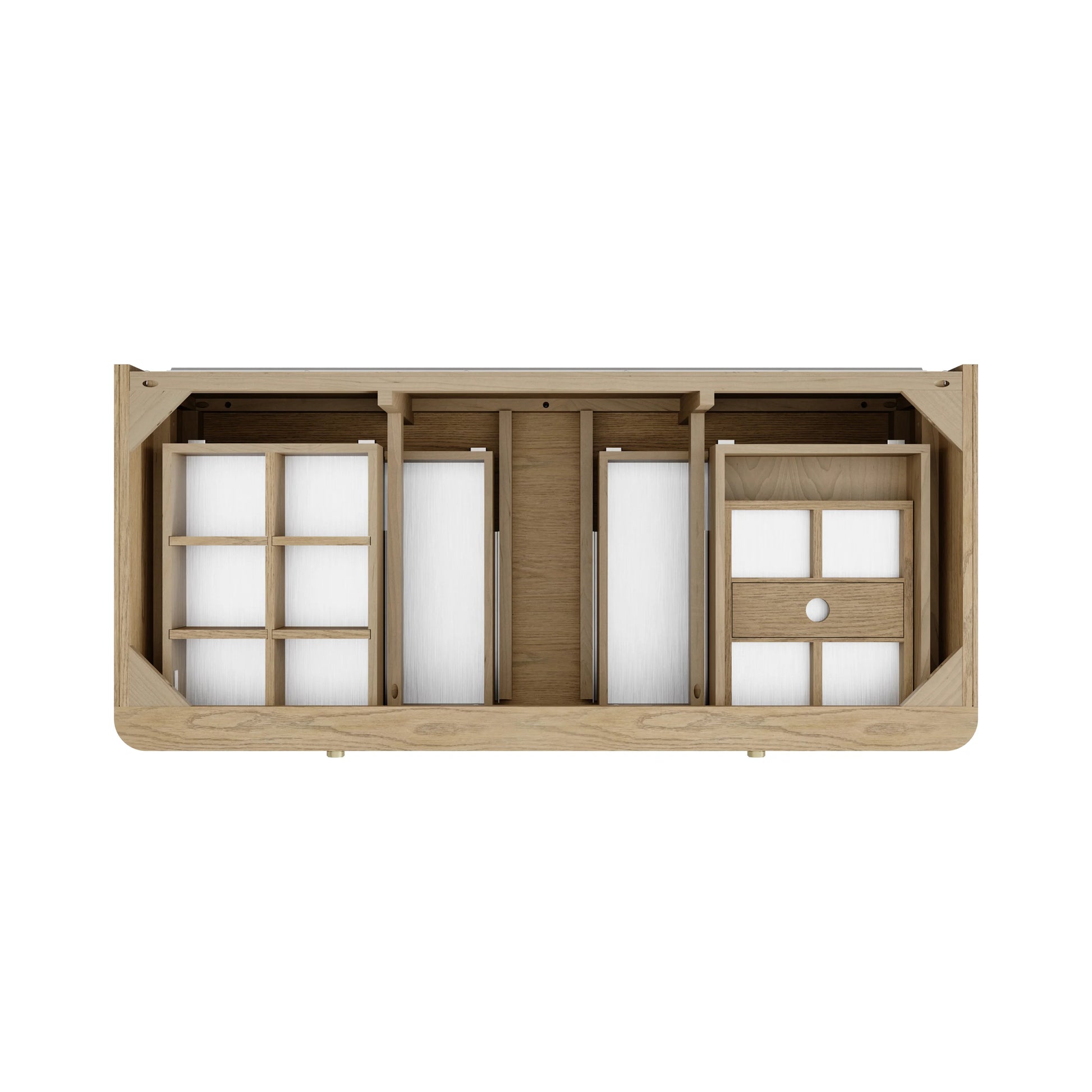 Renovate for Less Atlanta Allamari 48" Single Vanity Cabinet, Dune Mist, view 2