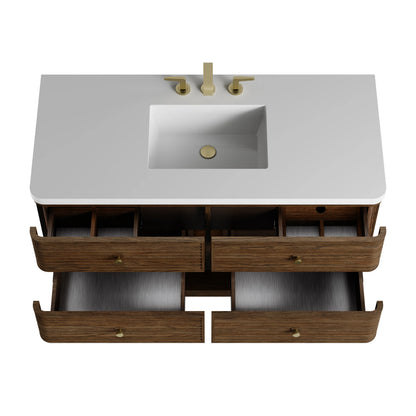 Renovate for Less Atlanta Allamari 48" Single Vanity Cabinet, Sable, view 10