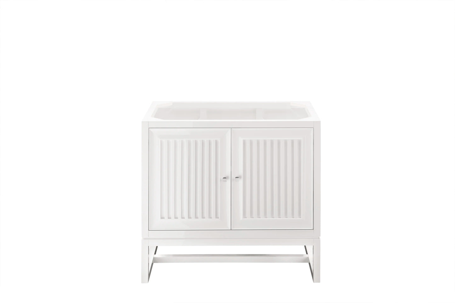 Renovate for Less Atlanta Athens 36" Single Vanity Cabinet, Glossy White