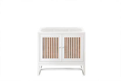 Renovate for Less Atlanta Athens 36" Single Vanity Cabinet, Glossy White, view 2