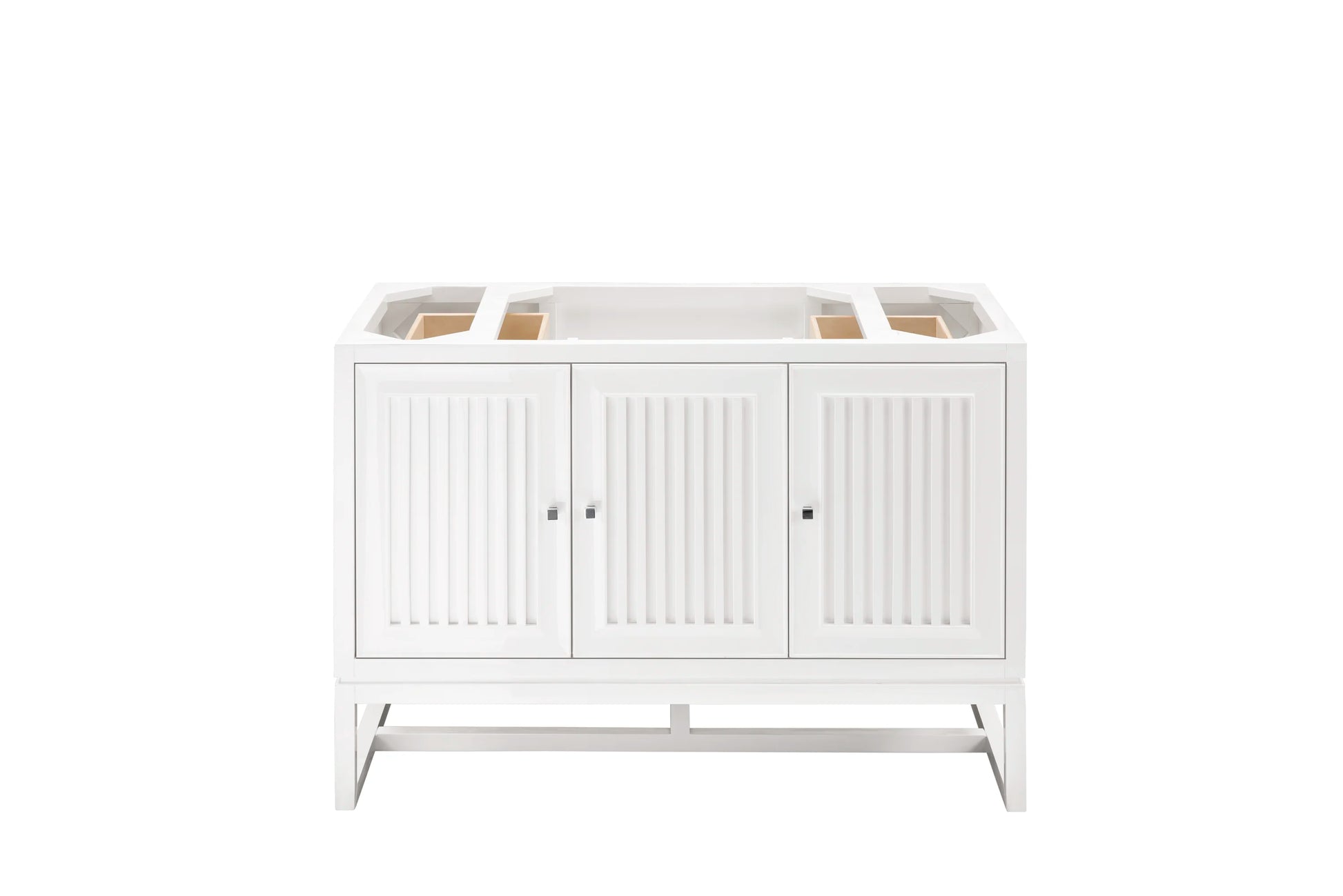 Renovate for Less Atlanta Athens 48" Single Vanity Cabinet, Glossy White