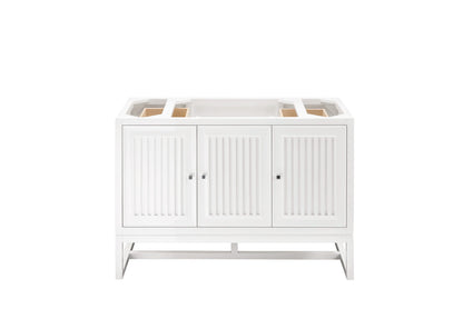 Renovate for Less Atlanta Athens 48" Single Vanity Cabinet, Glossy White