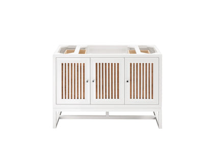 Renovate for Less Atlanta Athens 48" Single Vanity Cabinet, Glossy White, view 2