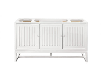 Renovate for Less Atlanta Athens 60" Single Vanity Cabinet, Glossy White