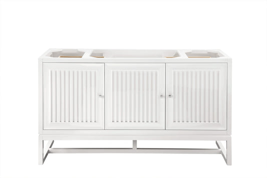 Renovate for Less Atlanta Athens 60" Single Vanity Cabinet, Glossy White