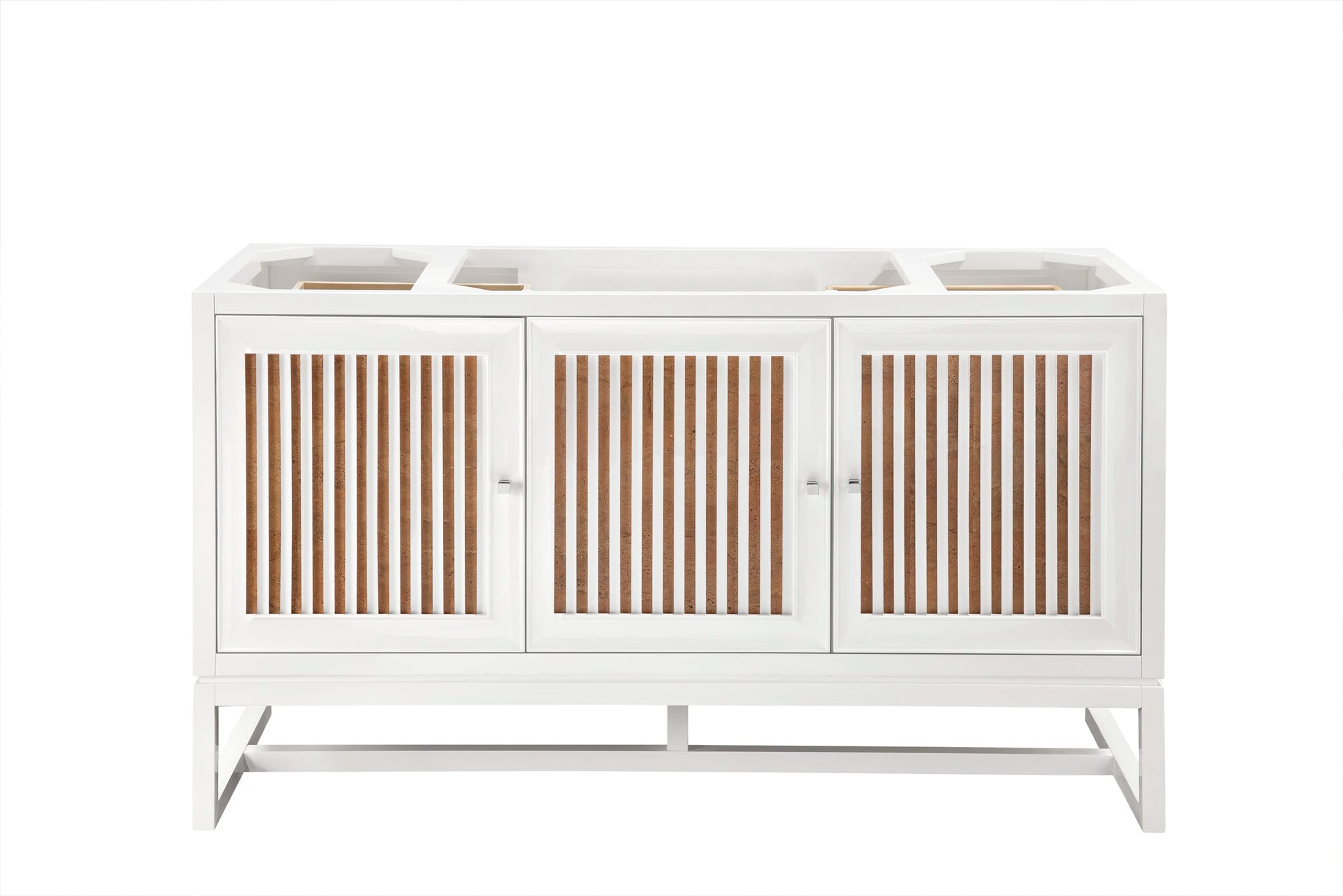 Renovate for Less Atlanta Athens 60" Single Vanity Cabinet, Glossy White, view 2