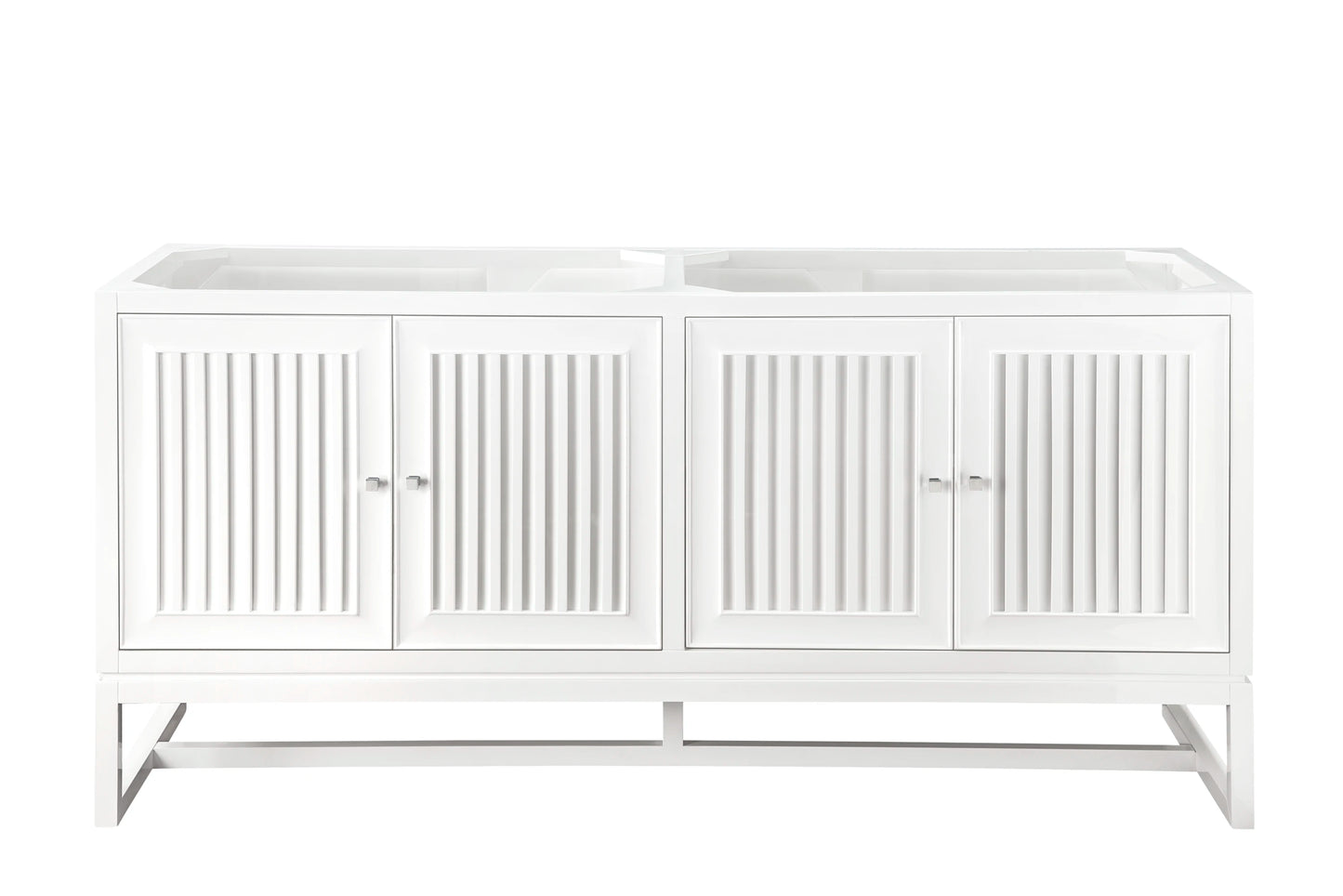 Renovate for Less Atlanta Athens 72" Double Vanity Cabinet, Glossy White