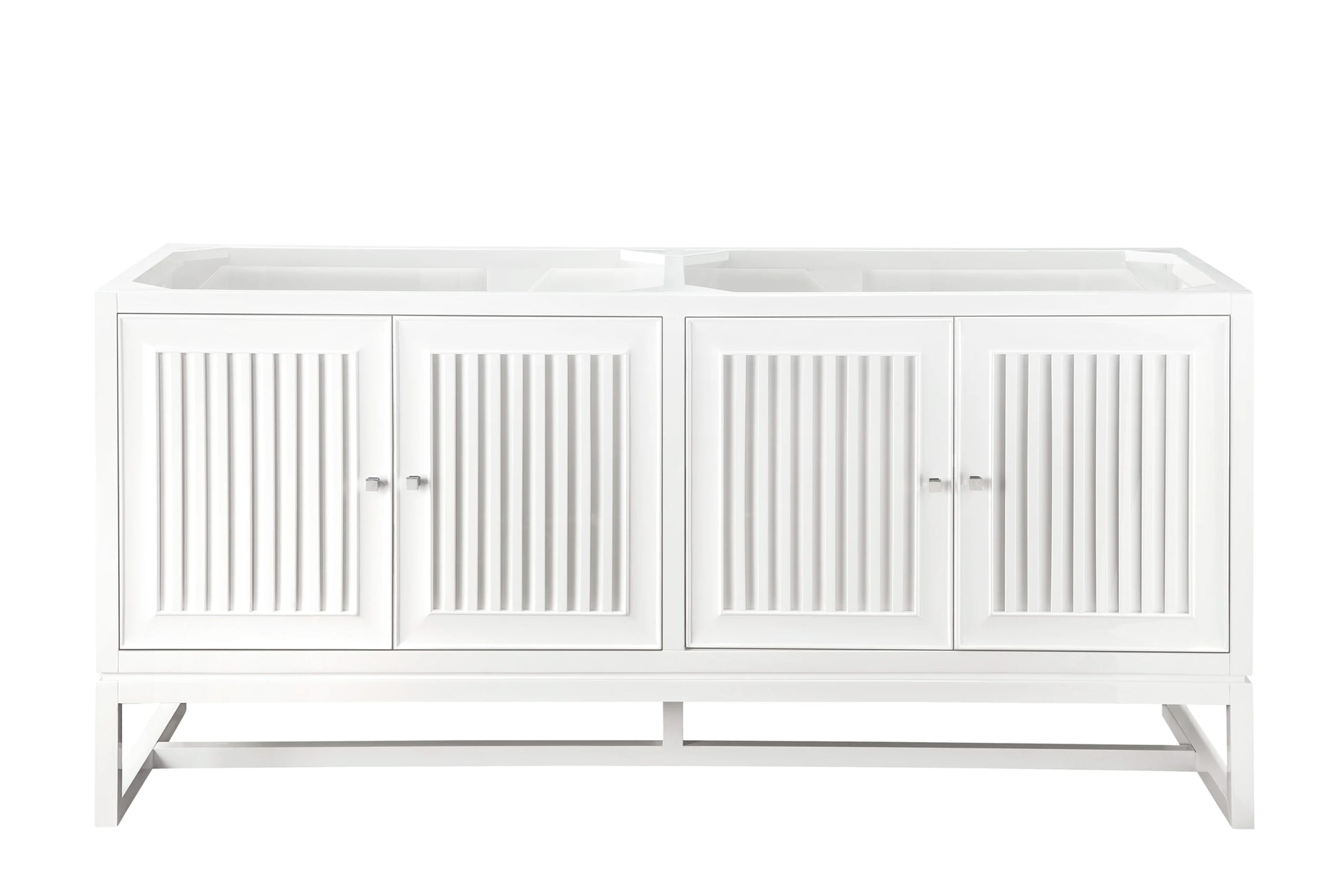 Renovate for Less Atlanta Athens 72" Double Vanity Cabinet, Glossy White
