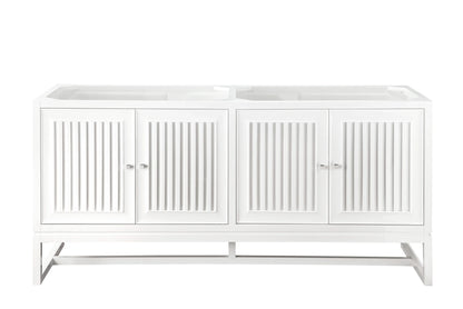 Renovate for Less Atlanta Athens 72" Double Vanity Cabinet, Glossy White