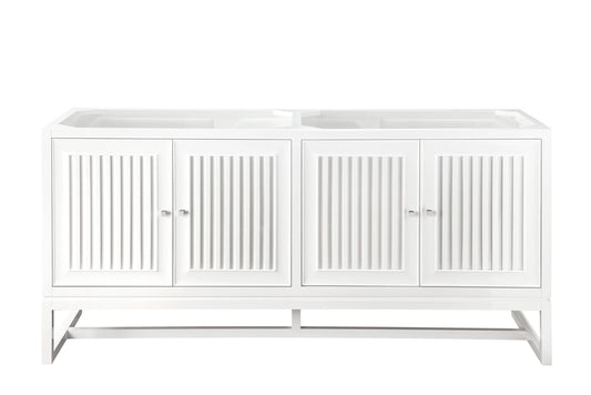 Renovate for Less Atlanta Athens 72" Double Vanity Cabinet, Glossy White