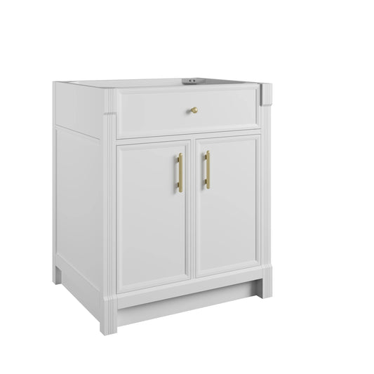 Renovate for Less Atlanta Bellshire 30" Single Vanity Cabinet, Bright White