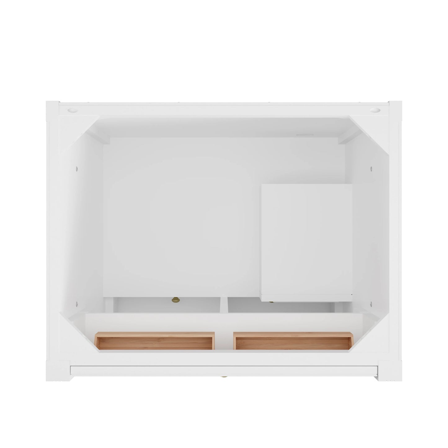 Renovate for Less Atlanta Bellshire 30" Single Vanity Cabinet, Bright White, view 2