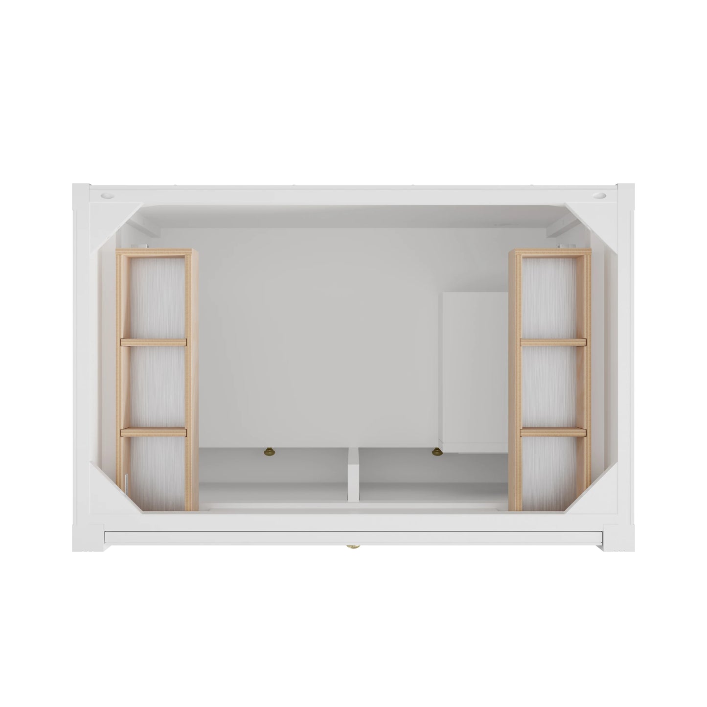 Renovate for Less Atlanta Bellshire 36" Single Vanity Cabinet, Bright White, view 2