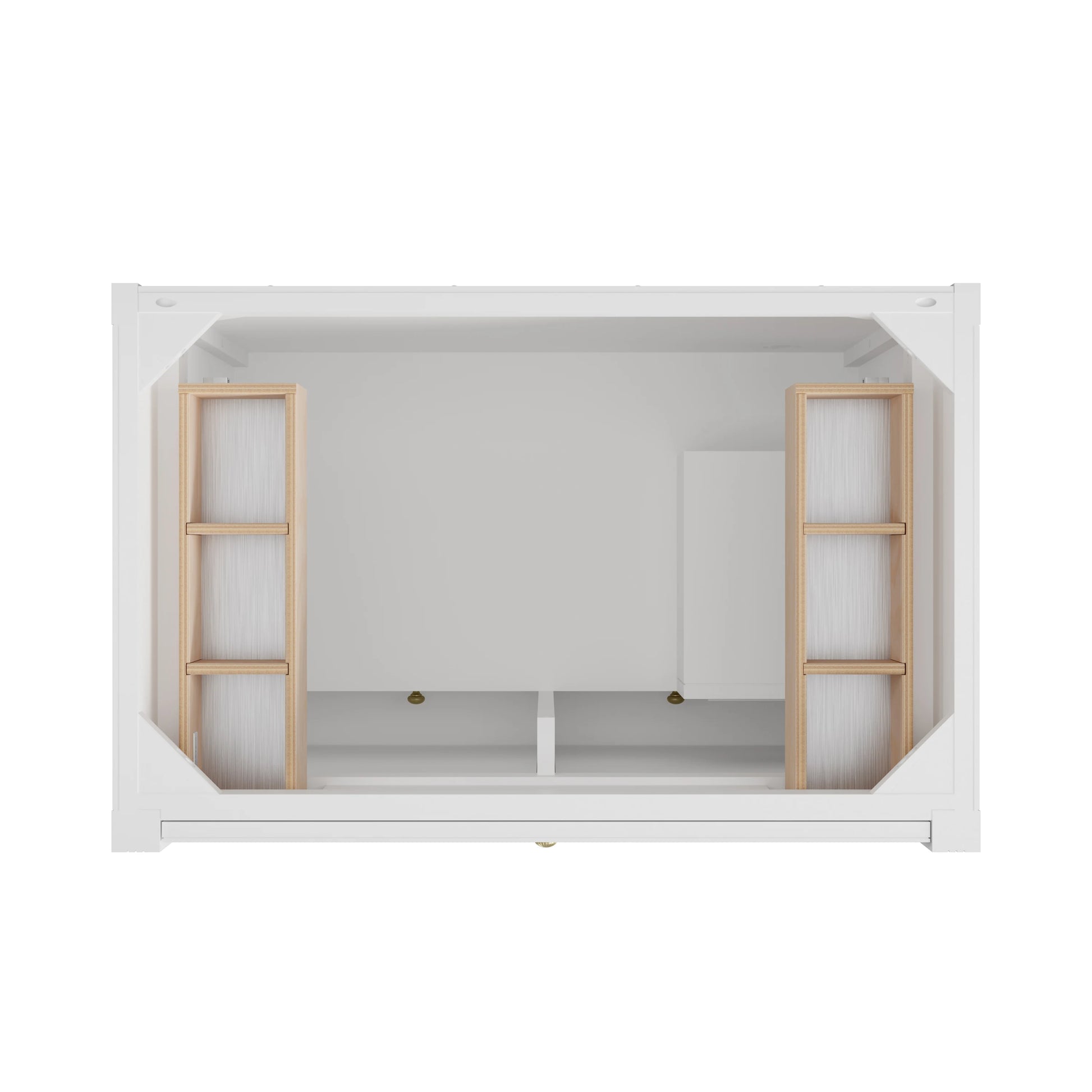 Renovate for Less Atlanta Bellshire 36" Single Vanity Cabinet, Bright White, view 2