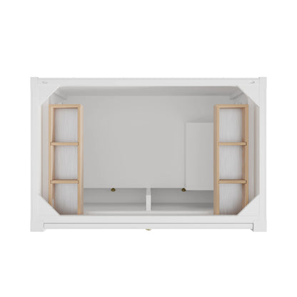 Renovate for Less Atlanta Bellshire 36" Single Vanity Cabinet, Bright White, view 2