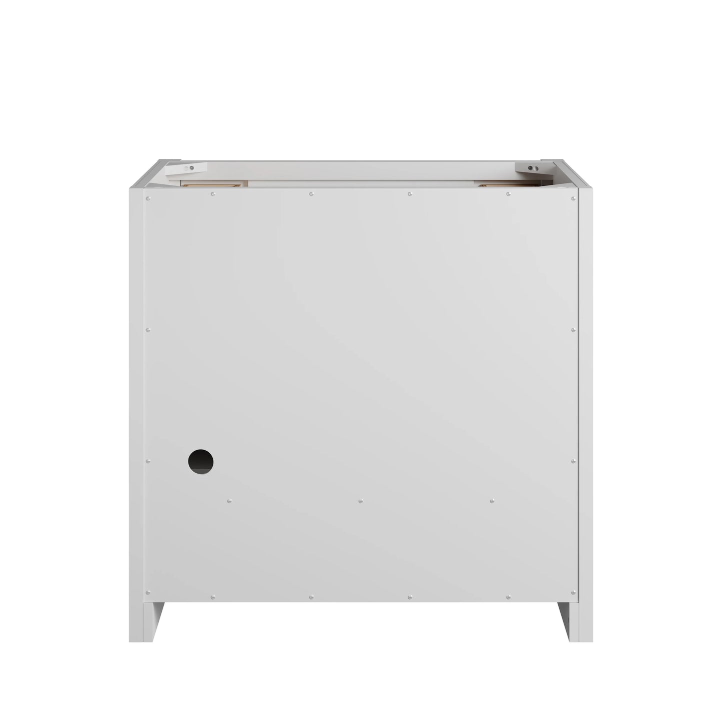 Renovate for Less Atlanta Bellshire 36" Single Vanity Cabinet, Bright White, view 4