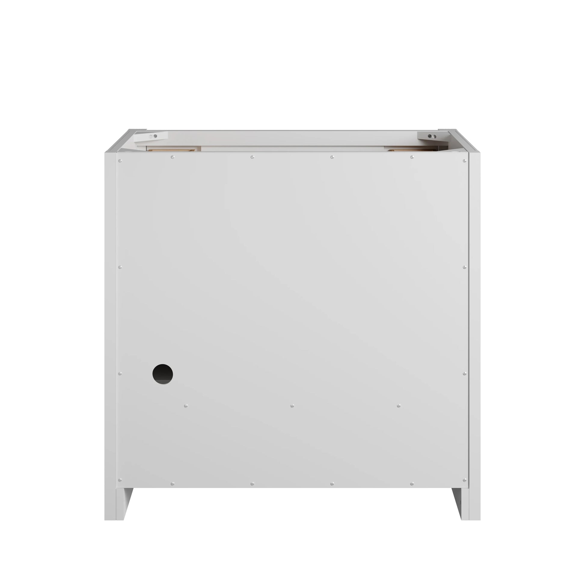Renovate for Less Atlanta Bellshire 36" Single Vanity Cabinet, Bright White, view 4