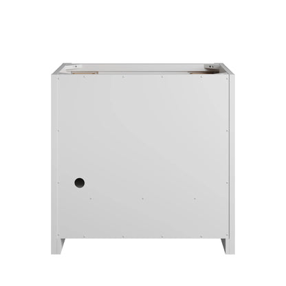 Renovate for Less Atlanta Bellshire 36" Single Vanity Cabinet, Bright White, view 4