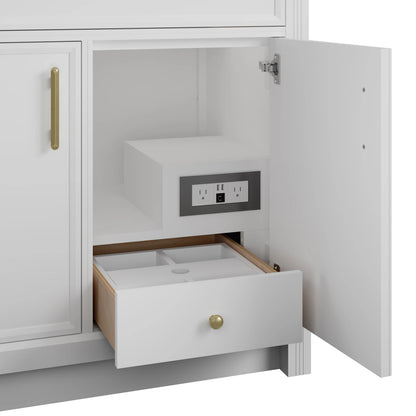 Renovate for Less Atlanta Bellshire 36" Single Vanity Cabinet, Bright White, view 7